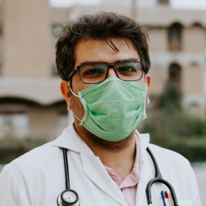 Doctor wearing surgical mask